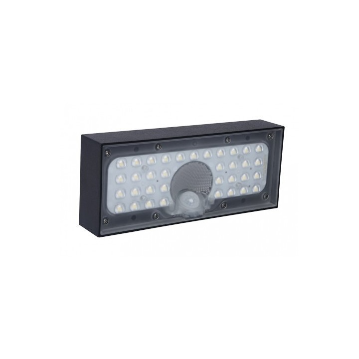 APLIQUE LED SOLAR MODERN 6W 900LM NEGRO ELBAT