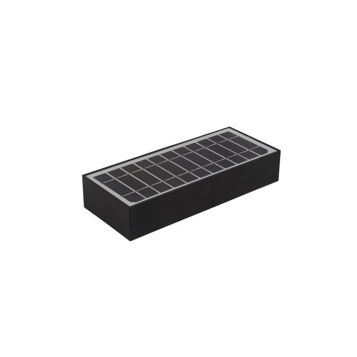 APLIQUE LED SOLAR MODERN 6W 900LM NEGRO ELBAT