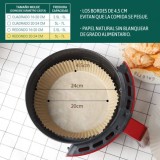 PACK 20 BASES REDONDAS PAPEL PARA AIRFRYER 24CM ALGON