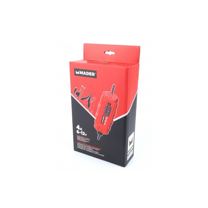 CARGADOR DE BATERIAS INTELIGENTE 4A 6-12V MADER
