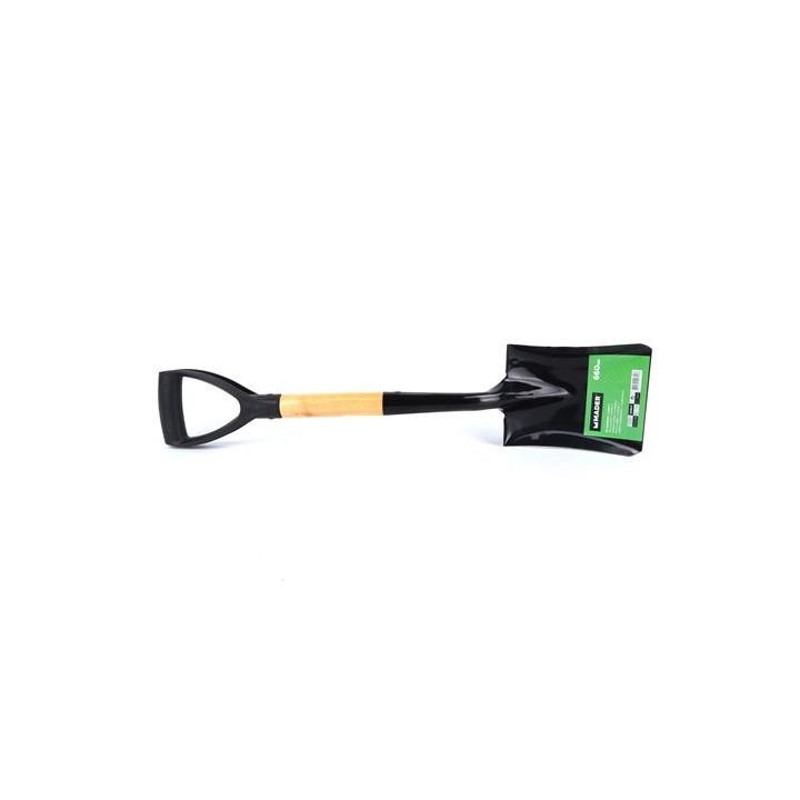 PALA CUADRADA MANGO ANILLA 660MM MADER
