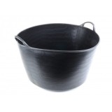 CUBETA REDONDA FLEXIBLE 52 LITROS NEGRO MADER