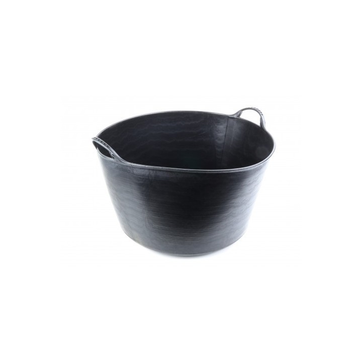 CUBETA REDONDA FLEXIBLE 52 LITROS NEGRO MADER