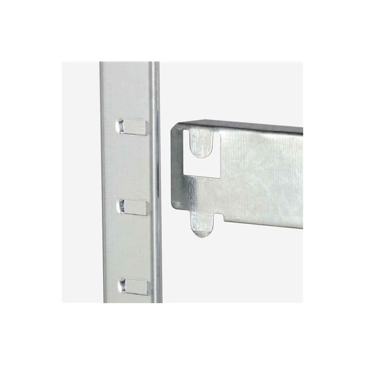ESTANTERIA METÁLICA ESQUINERA GALVANIZADA 5 BALDAS 180X90X40X90CM BLIM