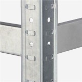 ESTANTERIA METÁLICA ESQUINERA GALVANIZADA 5 BALDAS 180X90X40X90CM BLIM