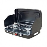 COCINA DE GAS 2 FUEGOS + PROTECTORES CONTRA VIENTO MUVIP