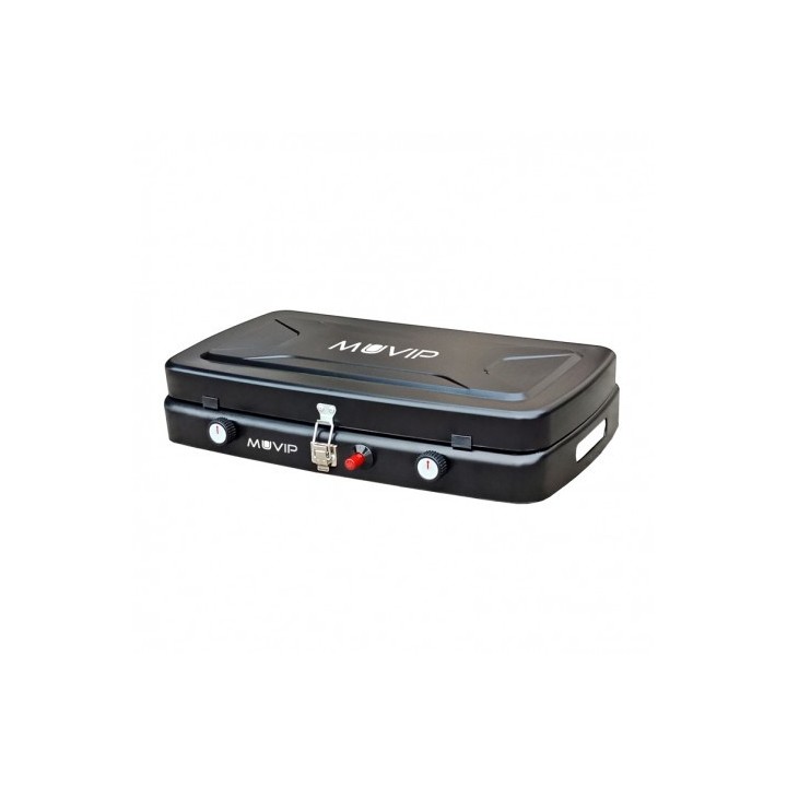 COCINA DE GAS 2 FUEGOS + PROTECTORES CONTRA VIENTO MUVIP
