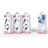 CABLE NB247 CARGA RAPIDA USB - TIPO C | 6A | 25CM CON CLIP | BLANCO XO