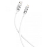 CABLE NB251 CARGA RAPIDA USB - LIGHTNING | 6A | 1 METRO | BLANCO XO