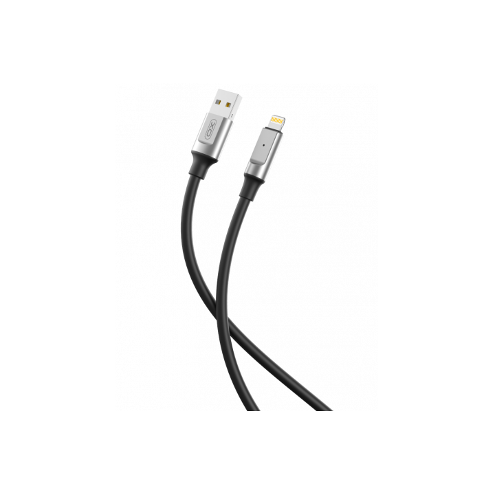 CABLE NB251 CARGA RAPIDA USB - LIGHTNING | 6A | 1 METRO | NEGRO XO