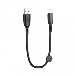 CABLE NB247 CARGA RAPIDA USB - TIPO C | 6A | 25CM CON CLIP | NEGRO XO