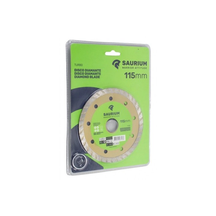 DISCO DIAMANTE SEGMENTADO 115MM TURBO SAURIUM