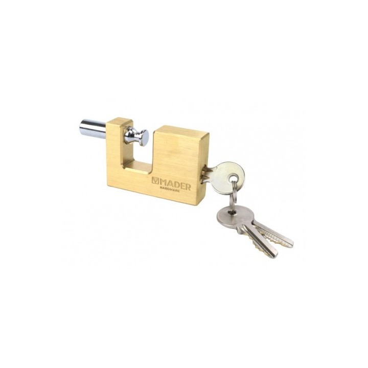 CANDADO LATON, 70 MM MADER