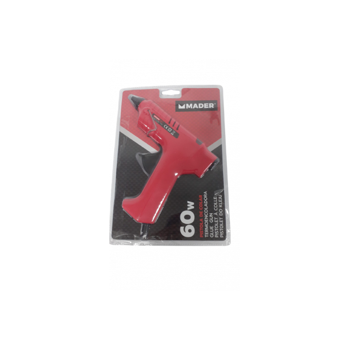 PISTOLA DE SILICONA ELECTRICA 60W MADER