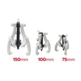 JUEGO 3PCS SACA RODAMIENTOS 3 PUNTOS 75mm, 100mm, 150mm MADER