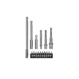 JUEGO 16 PCS ADAPTADORES + EXTENSIONES MADER