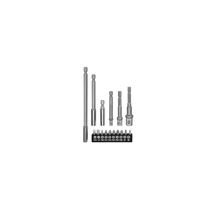 JUEGO 16 PCS ADAPTADORES + EXTENSIONES MADER