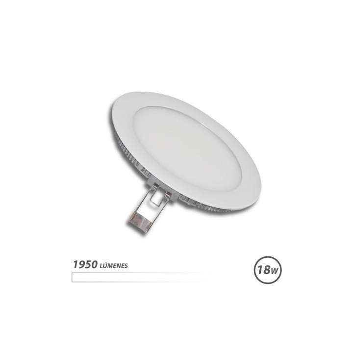 DOWNLIGHT EMPOTRAR ULTRAPLANO LED LUZ BLANCA 18W 1950LM ELBAT