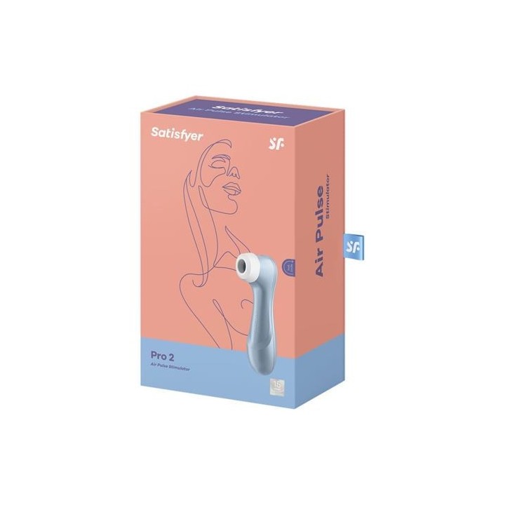 SATISFYER PRO 2+ VIBRACION AZUL GEN 2