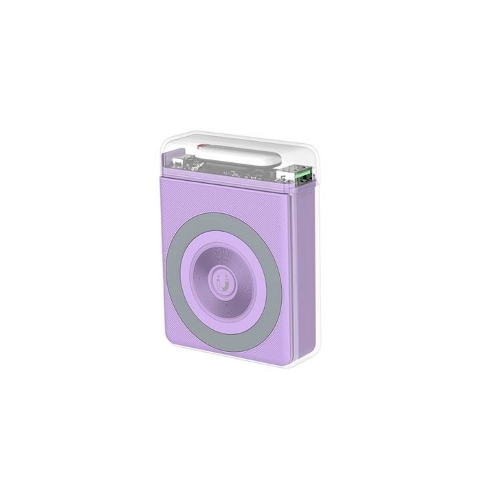 POWERBANK MAGNÉTICA MINI PR226 LED 10000MAH | USB + TIPO C | VIOLETA XO