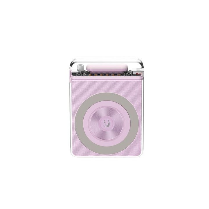 POWERBANK MAGNÉTICA MINI PR226 LED 10000MAH | USB + TIPO C | VIOLETA XO