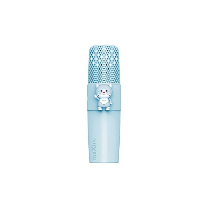 MICROFONO KARAOKE BLUETOOTH MXBM-500 AZUL MAXLIFE