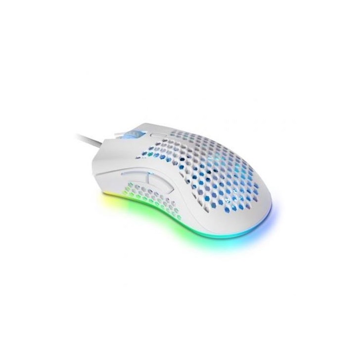 RATON GAMING 32000DPI PROGRAMABLE RGB MMEX BLANCO MARS GAMING