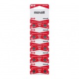 PACK 10 PILAS BOTON LR41/192 1.5V MAXELL