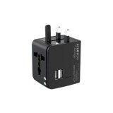 ADAPTADOR UNIVERSAL DE VIAJE 2XUSB 2.1A XO