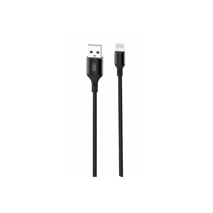CABLE NB143 CORDON USB - LIGHTNING | 2.4A | 2 MTR | NEGRO XO