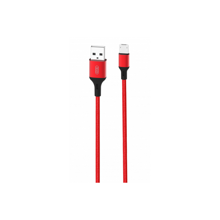 CABLE NB143 CORDON USB - MICRO USB | 2.4A | 1 MTR | ROJO XO
