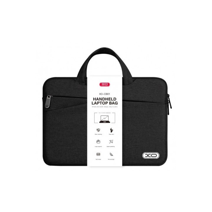 MALETÍN EJECUTIVO PARA PORTÁTILES HASTA 13" CB01BK NEGRO XO