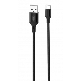 CABLE NB143 CORDON USB - TIPO C | 2.4A | 2 MTR | NEGRO XO