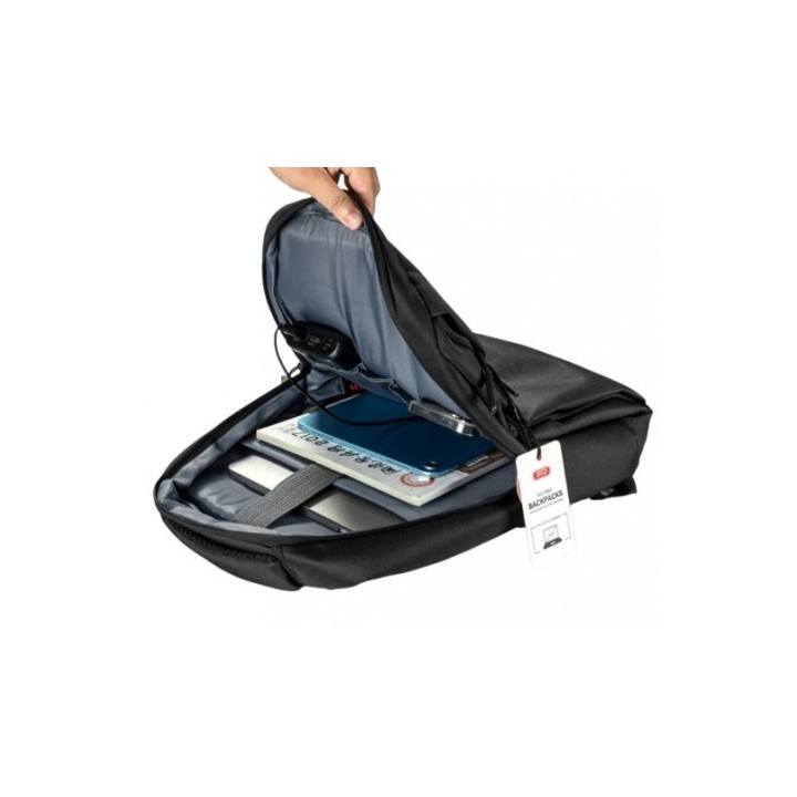 MOCHILA SPORT PARA PORTÁTILES HASTA 15.6" CB02BK NEGRA XO