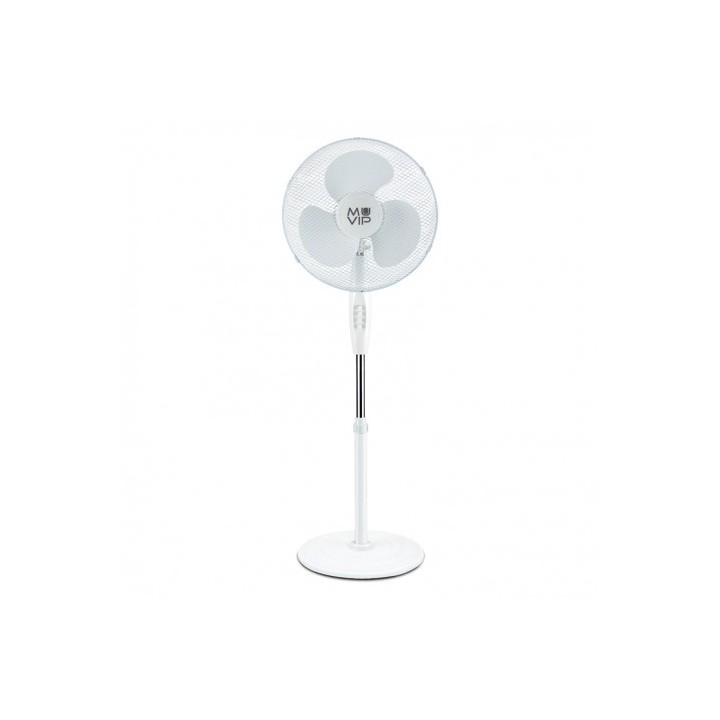 VENTILADOR DE PIE 40CM 45W BASE REFORZADA 3 VELOCIDADES MUVIP