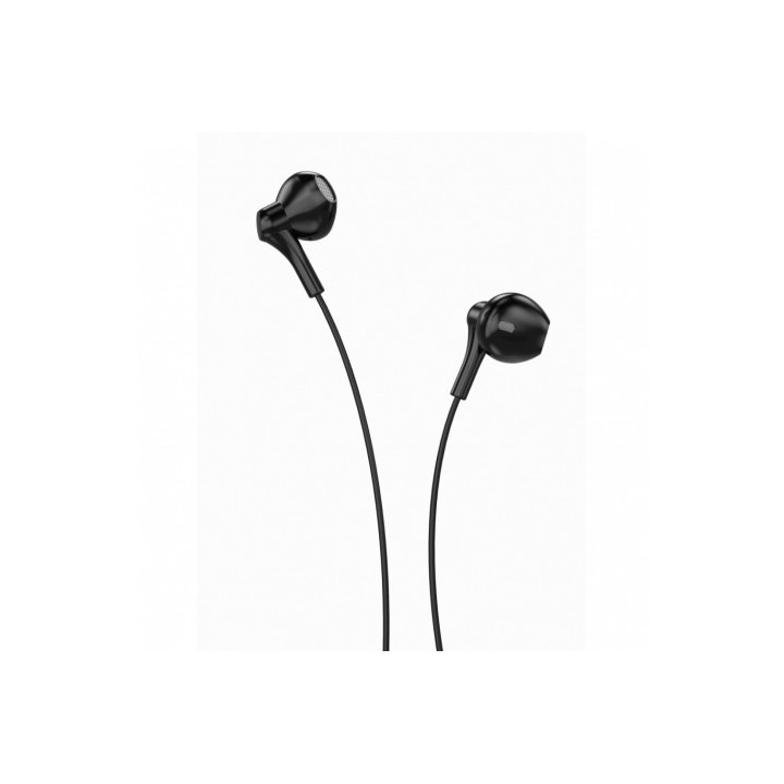 AURICULAR + MICROFONO EP39 MUSIC NEGRO