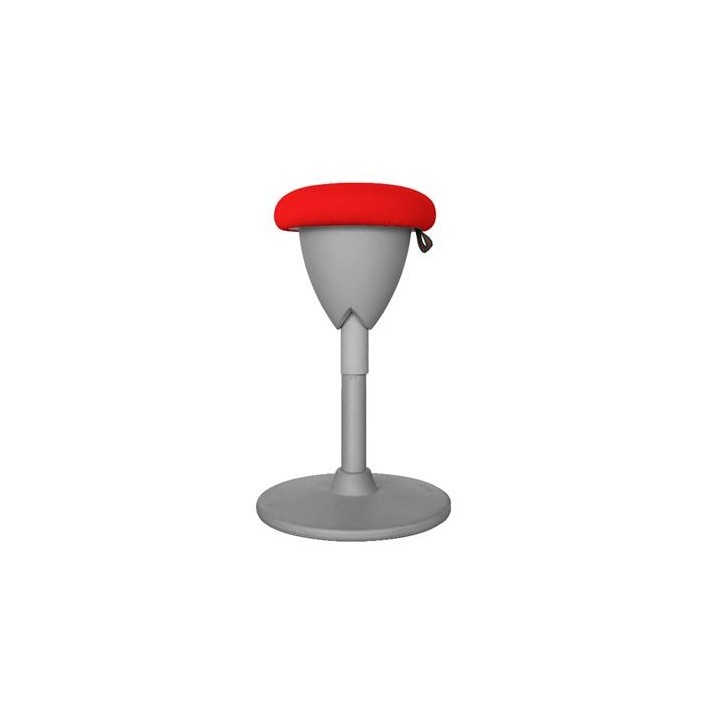 TABURETE MULTIUSOS BALANCIN DESIGN ROJO CROMAD