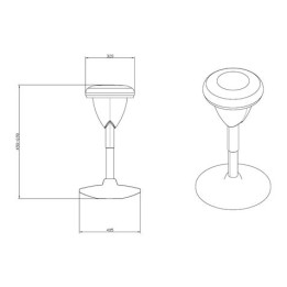 TABURETE MULTIUSOS BALANCIN DESIGN GRIS CROMAD