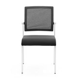 LOTE 4 SILLAS CONFIDENTE DESIGN APILABLES ESTRUCTURA METÁLICA CROMAD
