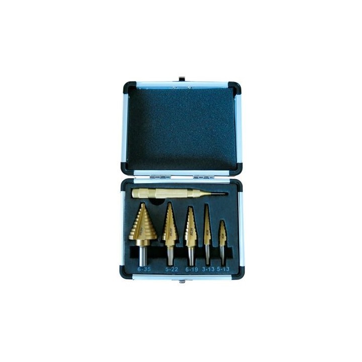 JUEGO 6 PCS BROCAS ESCALONADAS BLIM