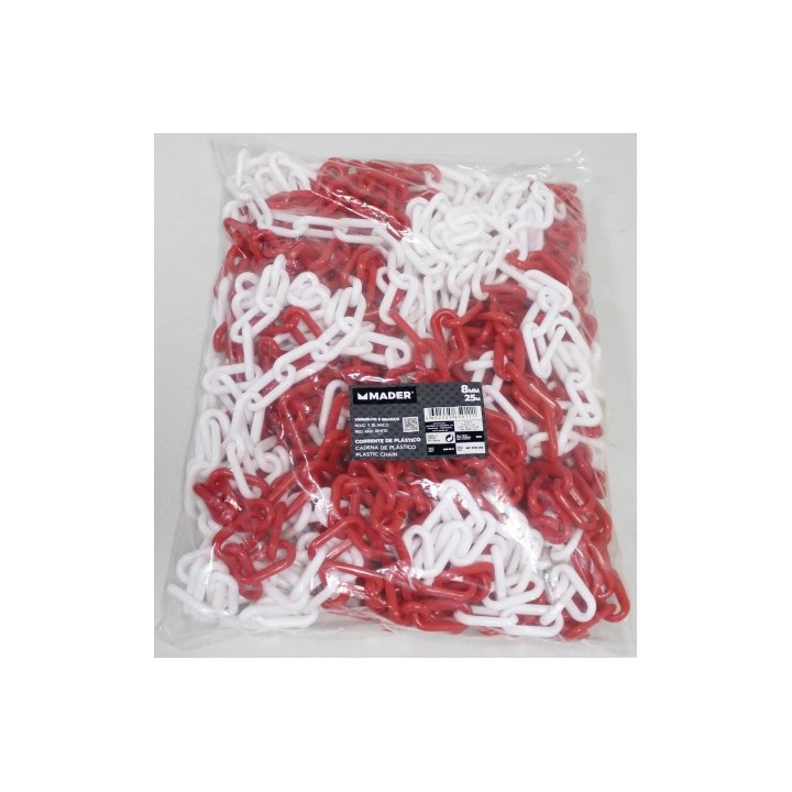 CADENA PLASTICA 8mm.X25Mtrs. MADER