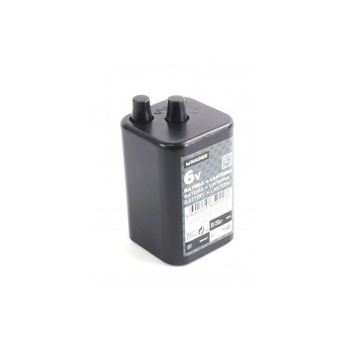 BATERÍA 6V PARA LINTERNAS DE SEÑALIZACION LED MADER