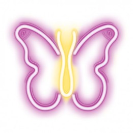 LAMPARA DECORATIVA NEON LED BUTERFLY FOREVER