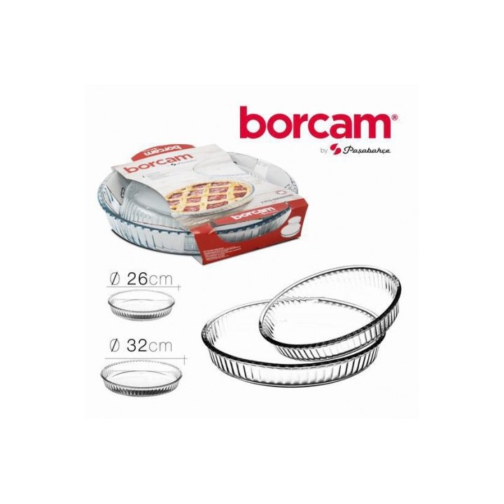 SET 2 FUENTES PARA TARTAS 32/26 CM BORCAM