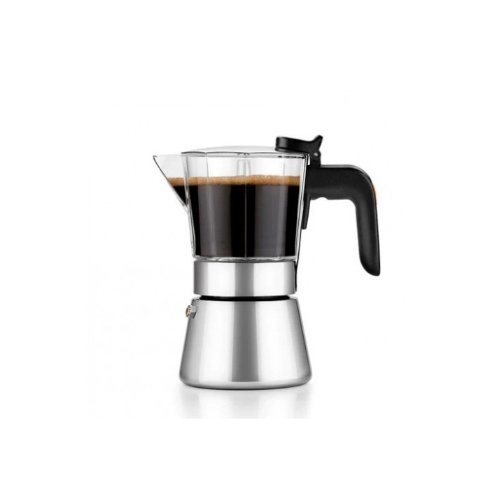 CAFETERA ITALIANA ACERO INOXIDABLE 6 TAZAS FLAVOUR BRA