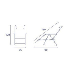TUMBONA PLEGABLE BURDEOS DE ACERO CON COJIN CERVICAL