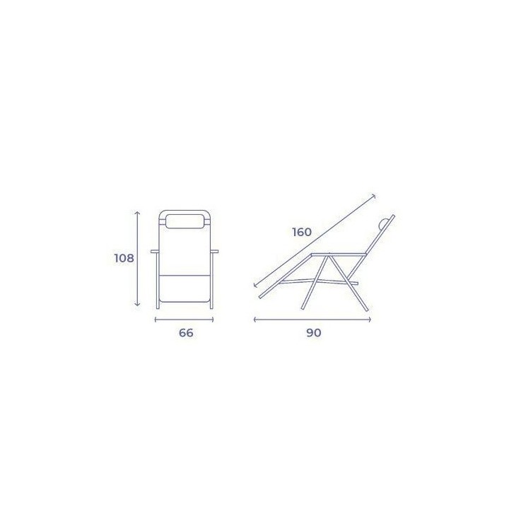 TUMBONA PLEGABLE BURDEOS DE ACERO CON COJIN CERVICAL