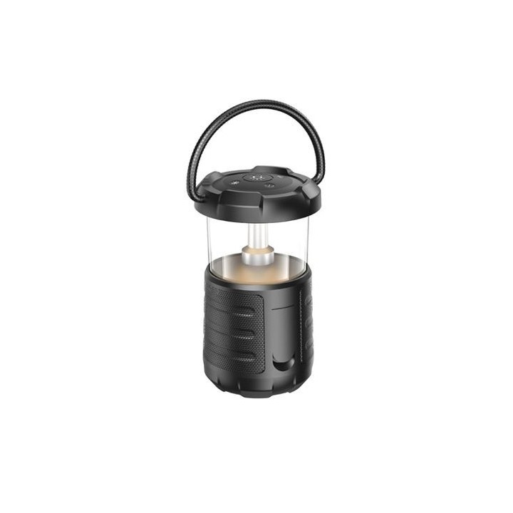ALTAVOZ BLUETOOTH 15W CON LAMPARA CAMPING XOF49 NEGRO XO