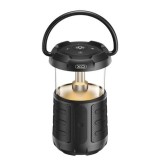 ALTAVOZ BLUETOOTH 15W CON LAMPARA CAMPING XOF49 NEGRO XO