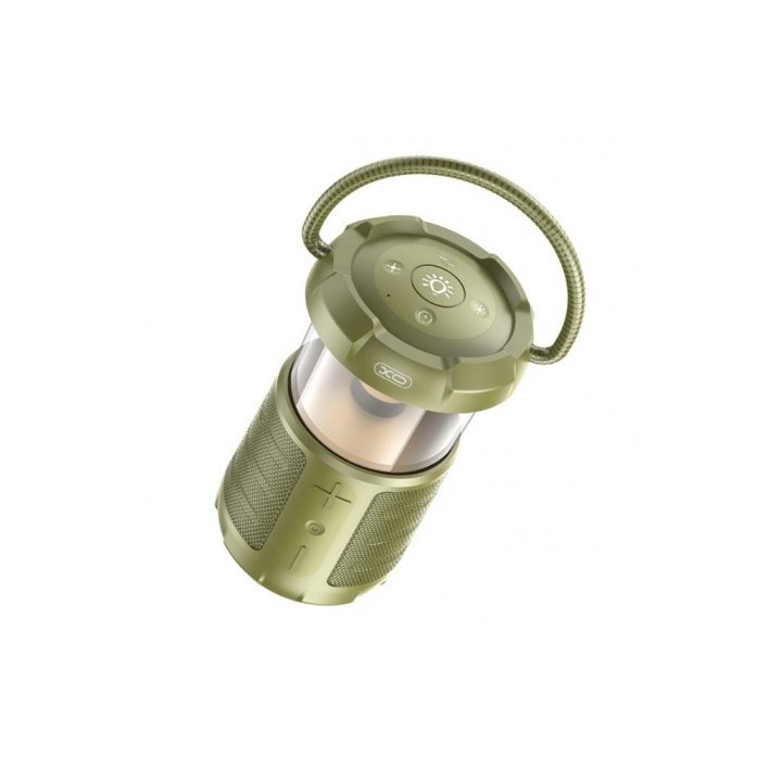 ALTAVOZ BLUETOOTH 15W CON LAMPARA CAMPING XOF49 VERDE XO
